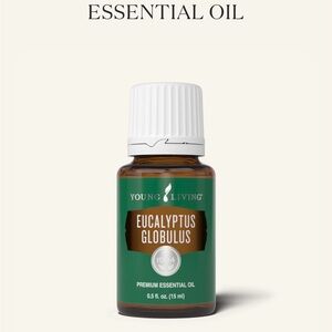 Young Living Eucalyptus Globulus Essential Oil - White and Black